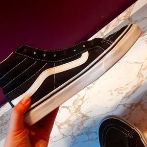 Black high top vans